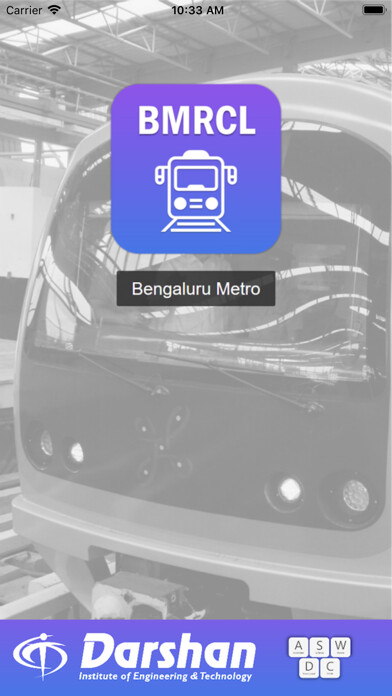 Emulate iPhone app BMRCL Bengaluru Metro using MyAndroid