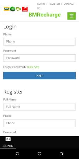 Run android online APK BMRecharge from MyAndroid or emulate BMRecharge using MyAndroid Run android online APK BMRecharge from MyAndroid or emulate BMRecharge using MyAndroid