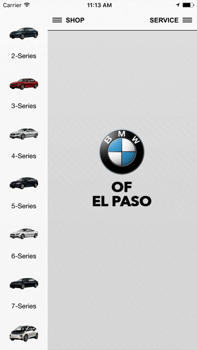 Emulate iPhone app BMW of El Paso using MyAndroid