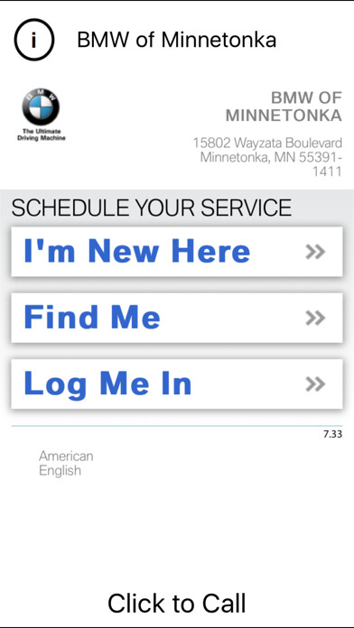 Emulate iPhone app BMW of Minnetonka using MyAndroid Emulate iPhone app BMW of Minnetonka using MyAndroid