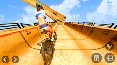 Emulate iPhone app BMX Cycle Bike Impossible Ramp using MyAndroid