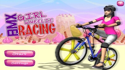Emulate iPhone app Bmx Girl Wheelie Racing using MyAndroid Emulate iPhone app Bmx Girl Wheelie Racing using MyAndroid