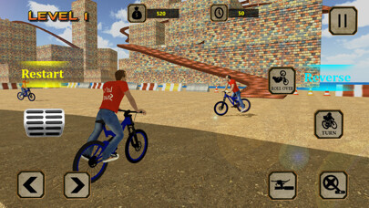 Emulate iPhone app BMX Racer Crazy Stunts using MyAndroid