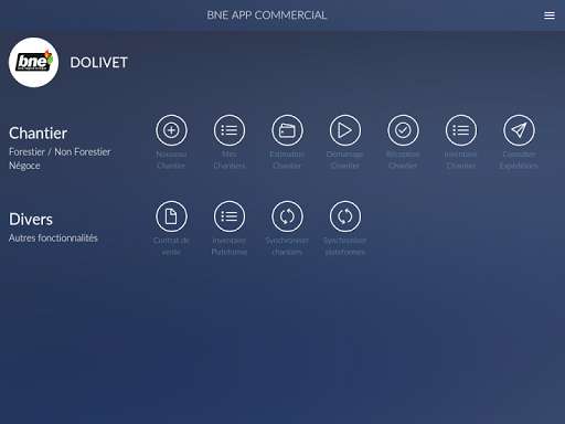 Run android online APK BNE - App pour commerciaux from MyAndroid or emulate BNE - App pour commerciaux using MyAndroid