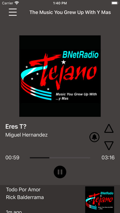 Emulate iPhone app BNetRadio-Tejano using MyAndroid