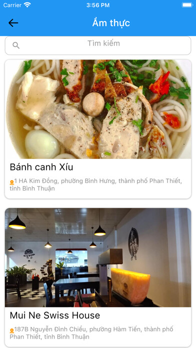 Emulate iPhone app Bình Thuận Smart Tourism using MyAndroid Emulate iPhone app Bình Thuận Smart Tourism using MyAndroid
