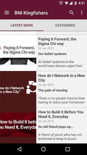 Run android online APK BNI Kingfishers News App from MyAndroid or emulate BNI Kingfishers News App using MyAndroid Run android online APK BNI Kingfishers News App from MyAndroid or emulate BNI Kingfishers News App using MyAndroid
