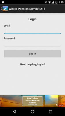 Emulate Android APK BNYMWinterPension
