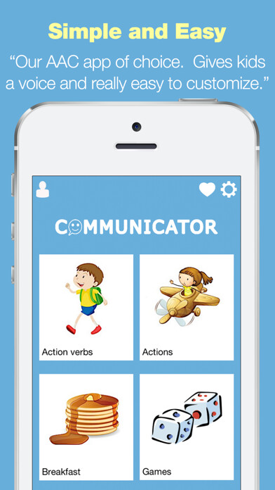 Emulate iPhone app Board Communicator - AAC Speech Aid using MyAndroid Emulate iPhone app Board Communicator - AAC Speech Aid using MyAndroid