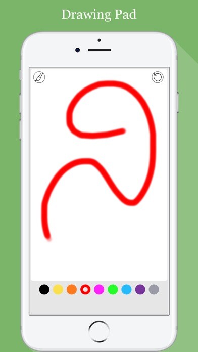 Emulate iPhone app Board Drawing - Painting Pad using MyAndroid
