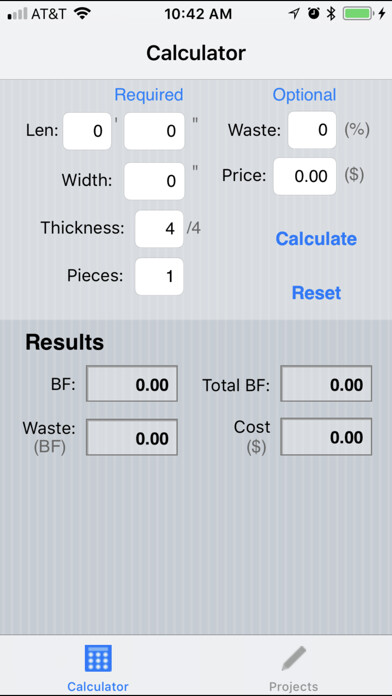 Emulate iPhone app Board Feet Easy Calculator using MyAndroid Emulate iPhone app Board Feet Easy Calculator using MyAndroid