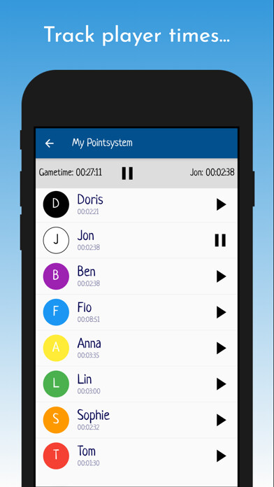 Emulate iPhone app Board Game Supporter using MyAndroid