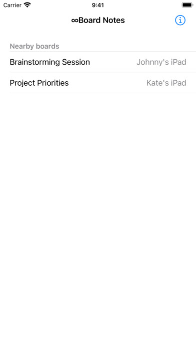 Emulate iPhone app ∞Board Notes using MyAndroid