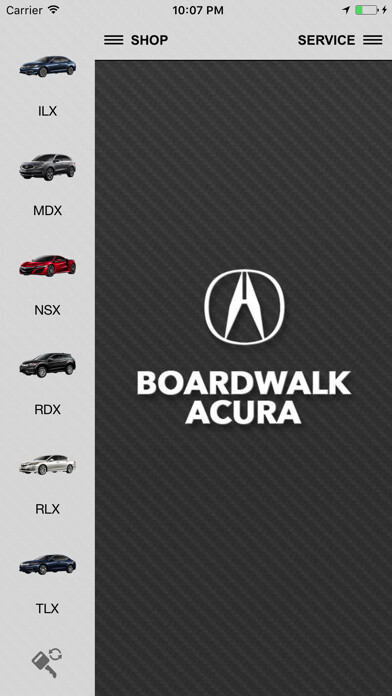 Emulate iPhone app Boardwalk Acura using MyAndroid