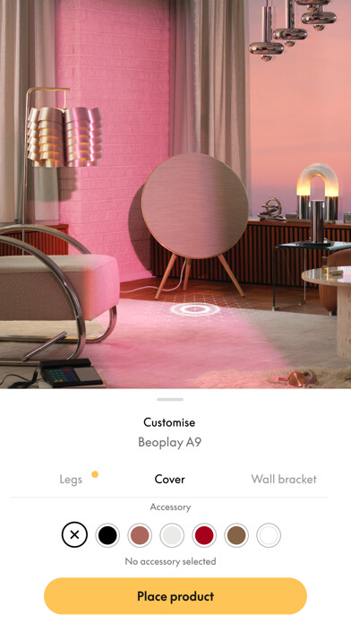 Emulate iPhone app B&O AR Experience using MyAndroid