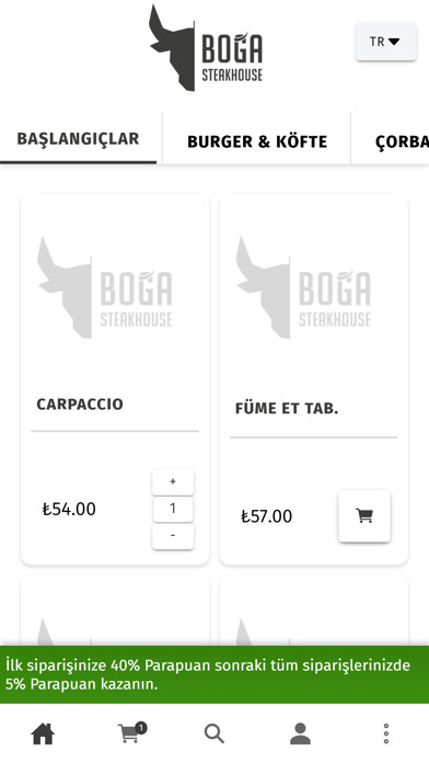 Emulate iPhone app Bo?a Steakhouse Sipari? using MyAndroid Emulate iPhone app Bo?a Steakhouse Sipari? using MyAndroid