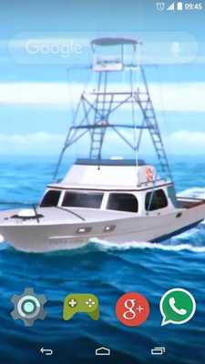 Emulate Android APK Boat in the Sea Live Wallpap