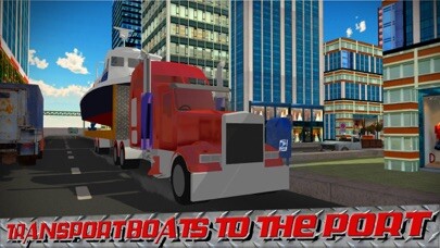 Emulate iPhone app Boat Transporter Truck Driver & Ferry Transport using MyAndroid