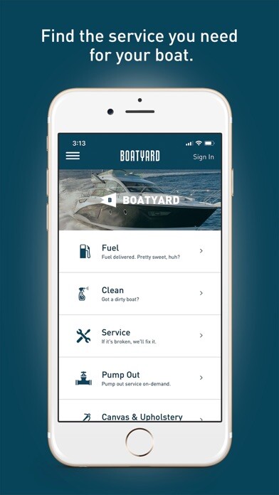 Emulate iPhone app Boatyard using MyAndroid Emulate iPhone app Boatyard using MyAndroid