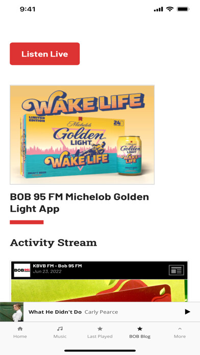 Emulate iPhone app Bob 95 FM using MyAndroid Emulate iPhone app Bob 95 FM using MyAndroid