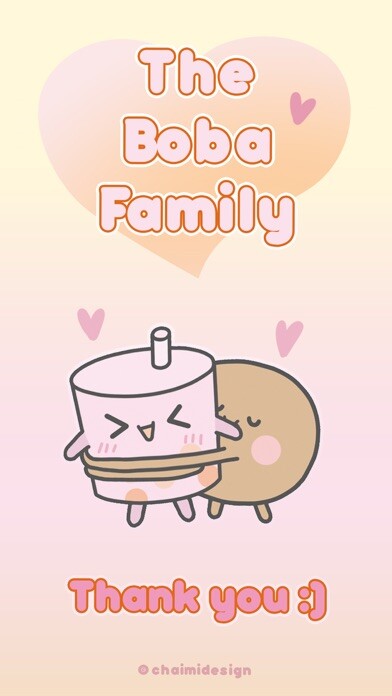 Emulate iPhone app Boba Family iMessage Stickers using MyAndroid