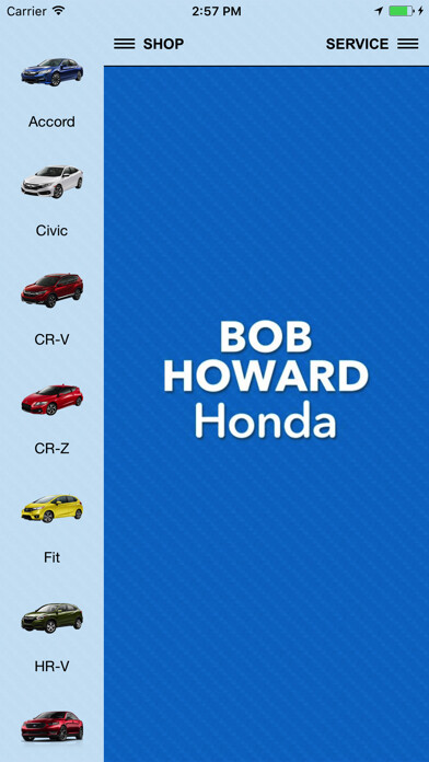 Emulate iPhone app Bob Howard Honda using MyAndroid Emulate iPhone app Bob Howard Honda using MyAndroid