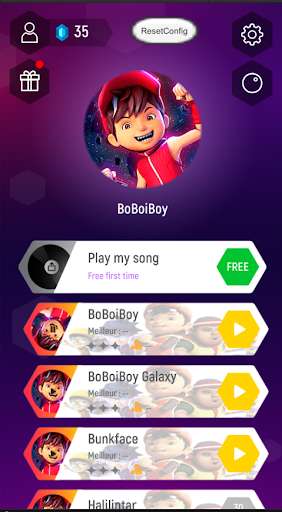 Run android online APK Boboiboy Tiles Hop Music Game from MyAndroid or emulate Boboiboy Tiles Hop Music Game using MyAndroid