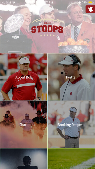 Emulate iPhone app Bob Stoops using MyAndroid Emulate iPhone app Bob Stoops using MyAndroid