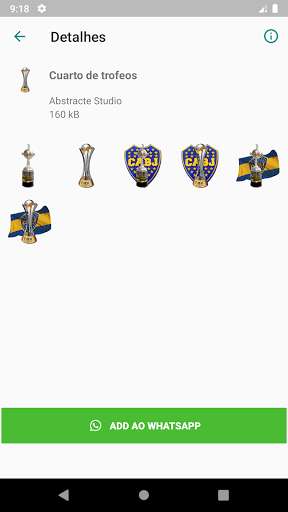 Run android online APK Boca Stickers from MyAndroid or emulate Boca Stickers using MyAndroid