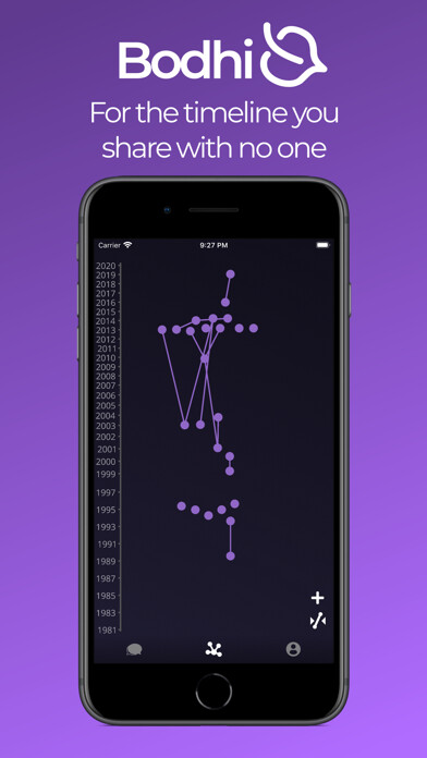 Emulate iPhone app Bodhi - Smart Journal & Chat using MyAndroid