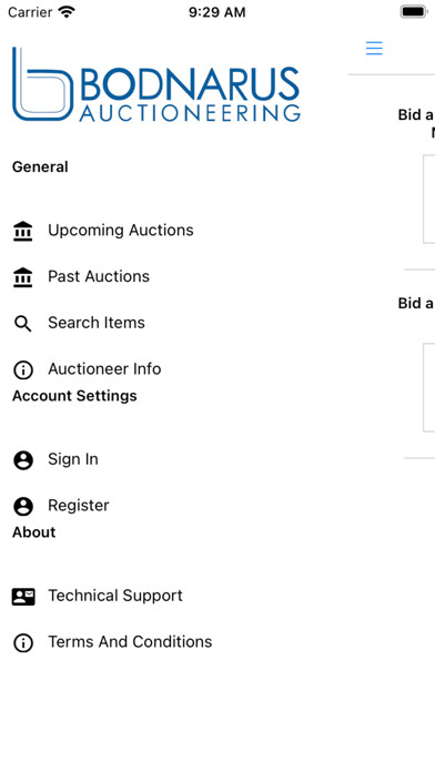Emulate iPhone app Bodnarus Auctioneering using MyAndroid Emulate iPhone app Bodnarus Auctioneering using MyAndroid