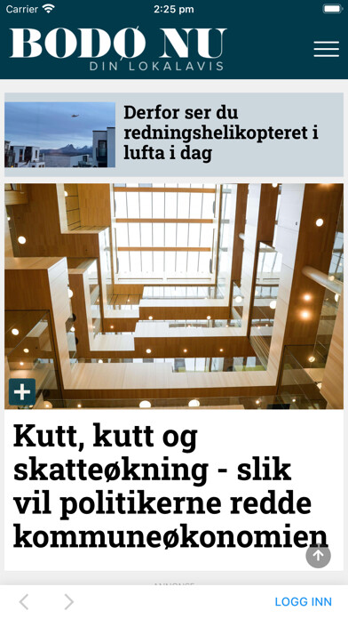 Emulate iPhone app Bodø Nu using MyAndroid Emulate iPhone app Bodø Nu using MyAndroid