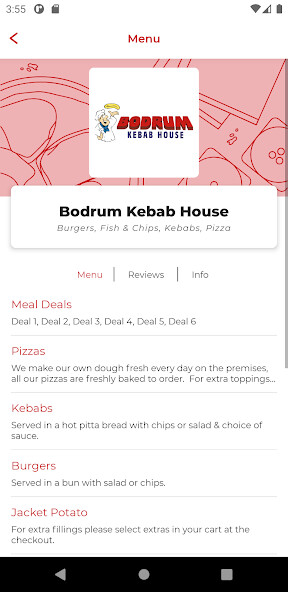 Run android online APK Bodrum Kebab House NE64 from MyAndroid or emulate Bodrum Kebab House NE64 using MyAndroid