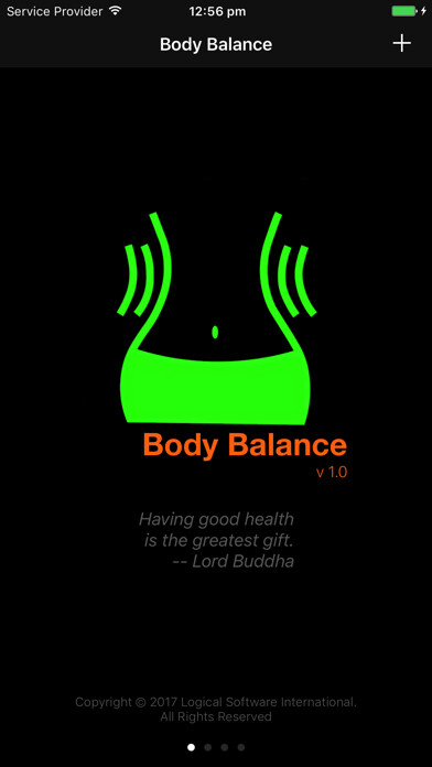 Emulate iPhone app Body Balance using MyAndroid Emulate iPhone app Body Balance using MyAndroid