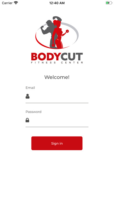 Emulate iPhone app Bodycut Fitness using MyAndroid
