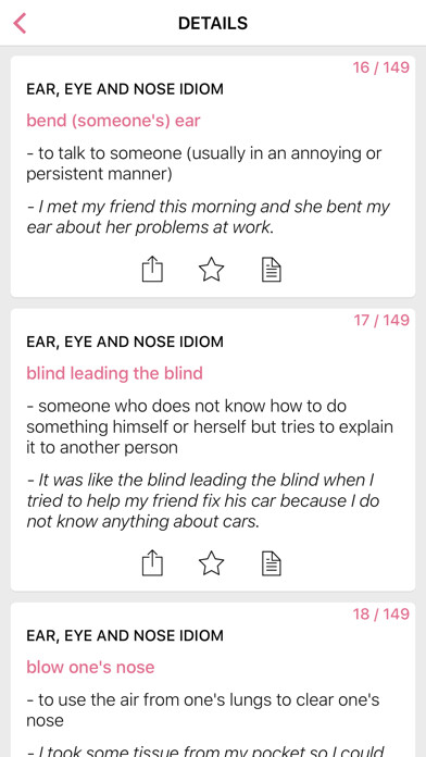 Emulate iPhone app Body Eyes idioms in English using MyAndroid Emulate iPhone app Body Eyes idioms in English using MyAndroid