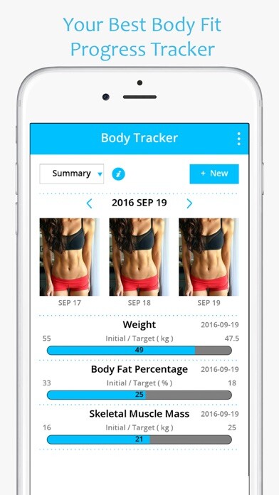 Emulate iPhone app Body Fit Progress Tracker - Photo & Measurements using MyAndroid Emulate iPhone app Body Fit Progress Tracker - Photo & Measurements using MyAndroid