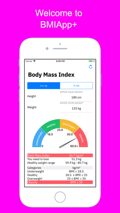 Emulate iPhone app Body Mass Index (BMI) BMIApp+ using MyAndroid Emulate iPhone app Body Mass Index (BMI) BMIApp+ using MyAndroid