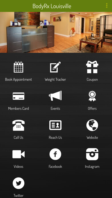 Emulate iPhone app BodyRx Louisville using MyAndroid