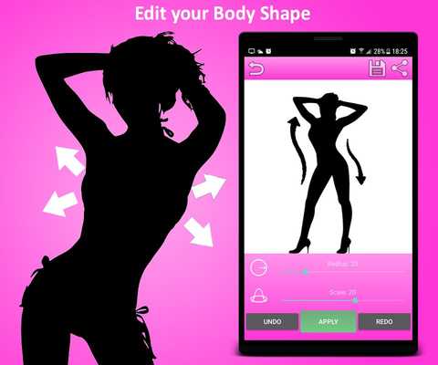Emulate Android APK Body Shape Changer Photo Editor
