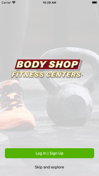 Emulate iPhone app Body Shop Fitness Centers using MyAndroid Emulate iPhone app Body Shop Fitness Centers using MyAndroid