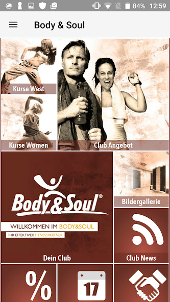 Run android online APK BodySoul Fitness Innsbruck from MyAndroid or emulate BodySoul Fitness Innsbruck using MyAndroid