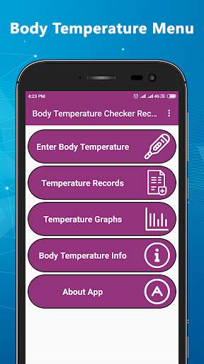 Run android online APK Body Temperature Checker Records from MyAndroid or emulate Body Temperature Checker Records using MyAndroid