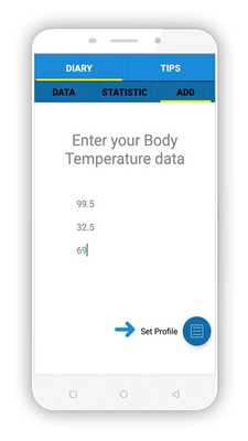 Emulate Android APK Body Temperature Thermometer : Fever Tracker Emulate Android APK Body Temperature Thermometer : Fever Tracker