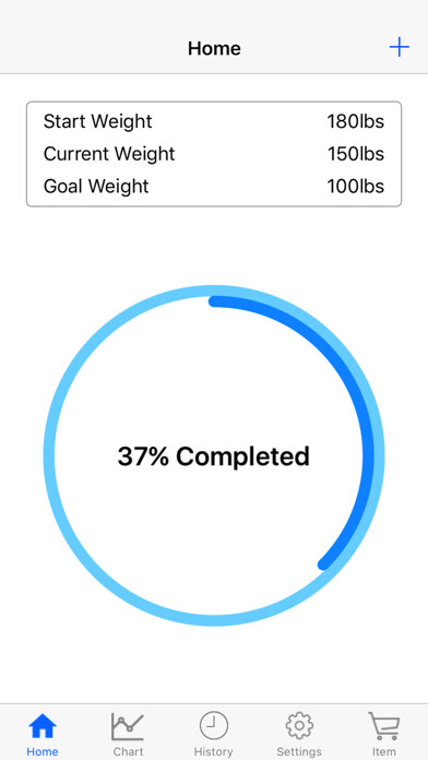 Emulate iPhone app Body Weight Loss Tracker With Record Chart And Log using MyAndroid Emulate iPhone app Body Weight Loss Tracker With Record Chart And Log using MyAndroid