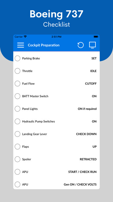 Emulate iPhone app Boeing 737 Checklist using MyAndroid Emulate iPhone app Boeing 737 Checklist using MyAndroid