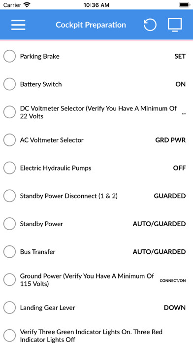 Emulate iPhone app Boeing 737 NGX Checklist using MyAndroid Emulate iPhone app Boeing 737 NGX Checklist using MyAndroid