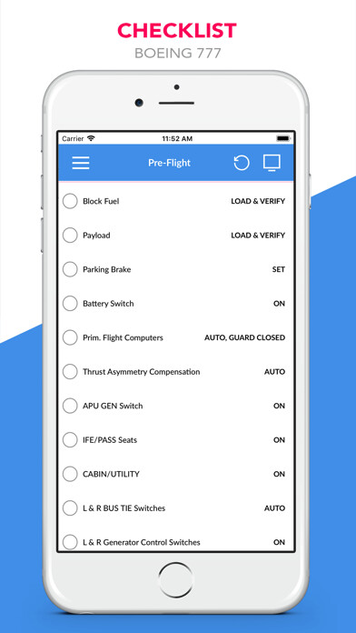 Emulate iPhone app Boeing 777 Checklist using MyAndroid Emulate iPhone app Boeing 777 Checklist using MyAndroid