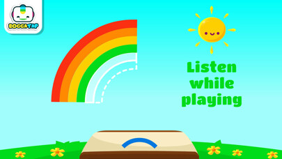 Emulate iPhone app Bogga Colors - Learn color using MyAndroid