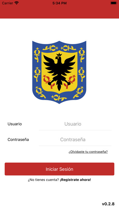 Emulate iPhone app Bogota Cams using MyAndroid